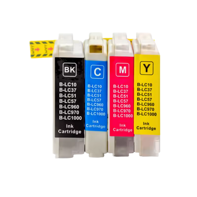 Zestaw tuszy INQ LC1000 CMYK do drukarek BROTHER DCP130C / 135C / 150C / 330C / DCP350C - zamienniki